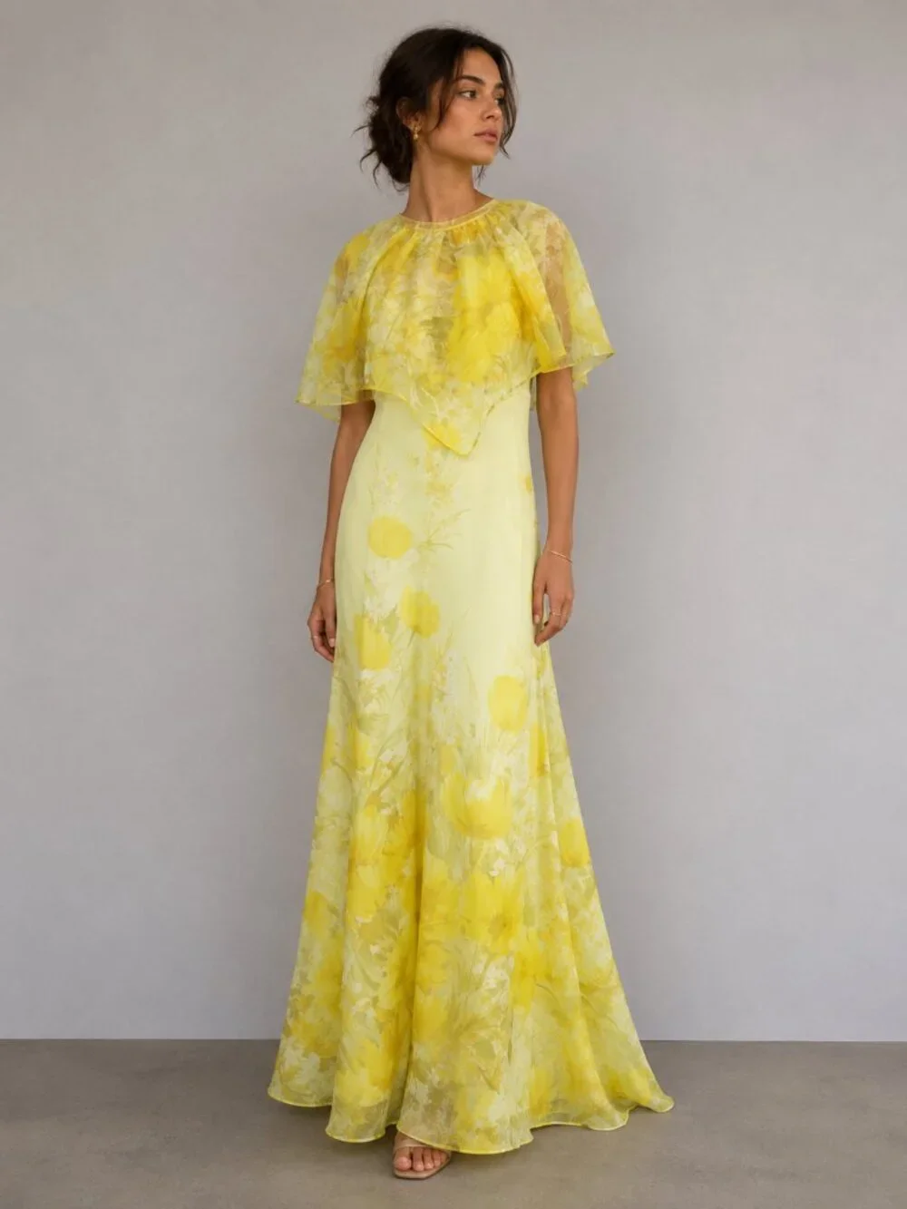 Vintage 60s 70s Gunne Sax Style Maxi Dress Size Large - Picture 1 of 11